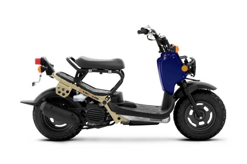 2023 Honda Ruckus Scooter Review / Specs + Changes Explained | Midnight Blue / Tan - NPS50 / 50cc Automatic Scooters